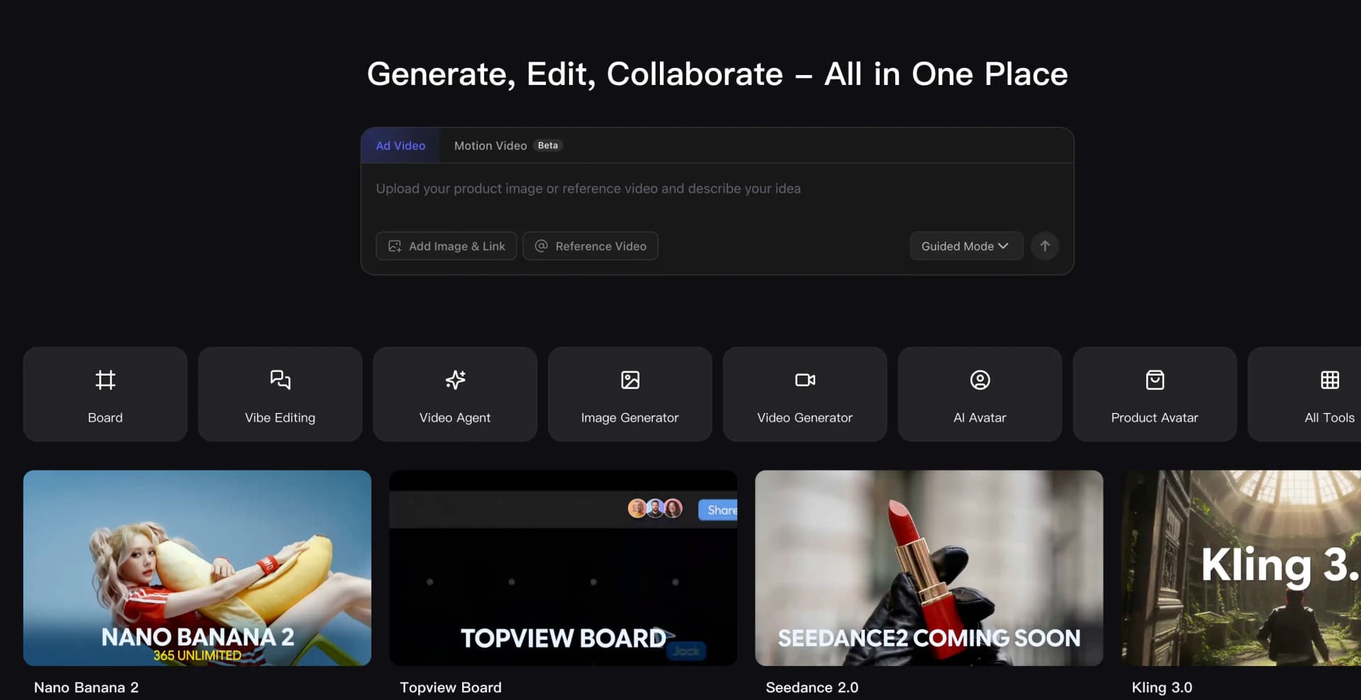 How Topview AI social media workflow works