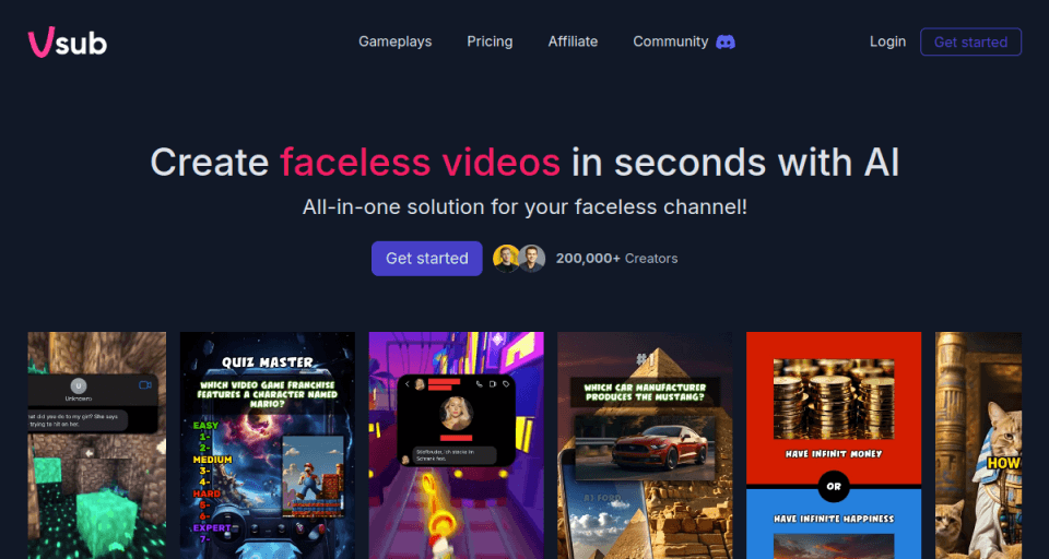 Top Vsub-alternatief